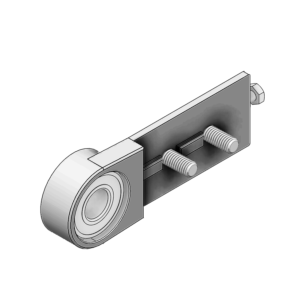 85-017-1 MODULAR SOLUTIONS CONVEYOR PART<BR>45 PROFILE CONVEYOR BEARING W/ 17MM BORE